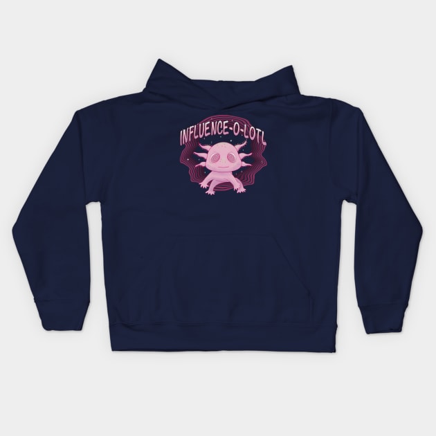 Influencer Axolotl Kids Hoodie by Character Alley